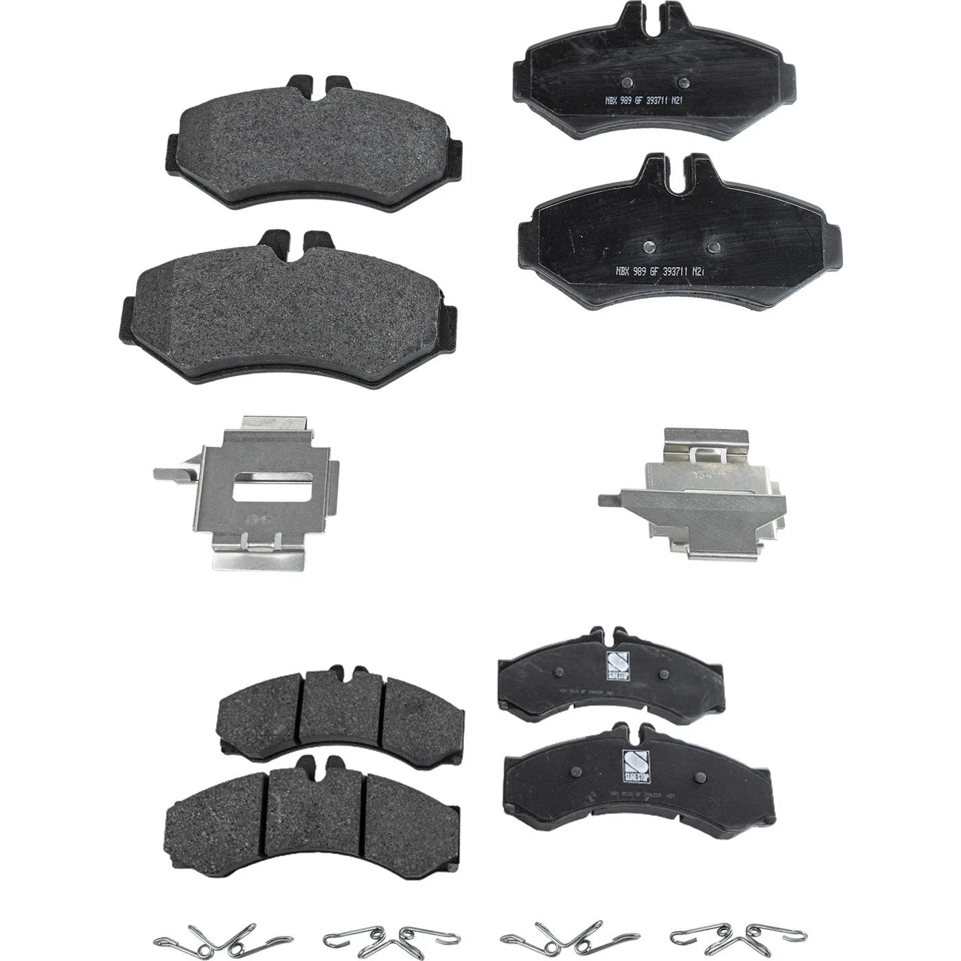 Semi-Metallic Brake Pad Set for Dodge Sprinter 2500 (2003–2006)
