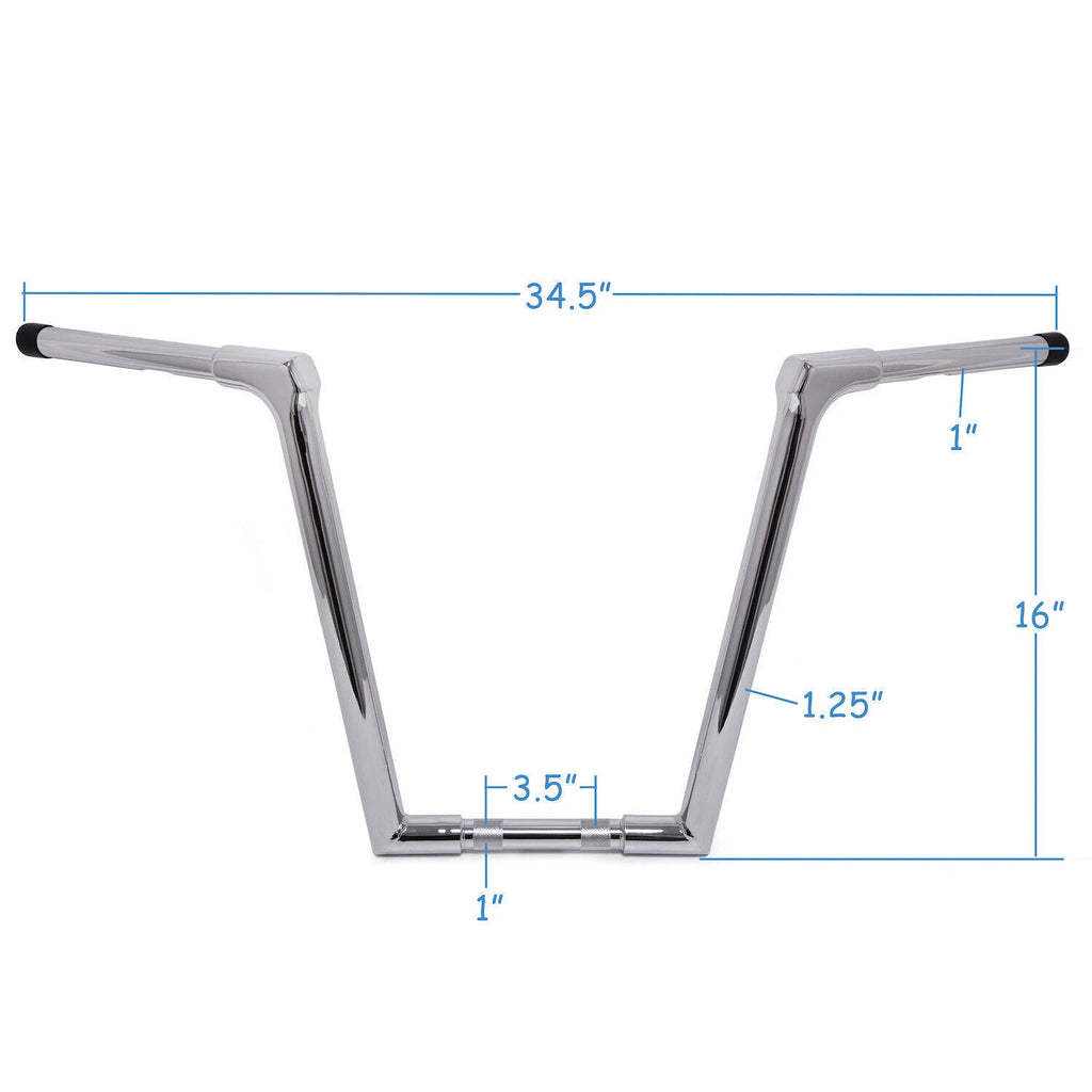 1.25" Ape Hanger Handlebar for Road King Road Glide (1996–2014) FLD FXDB (2013–2016)