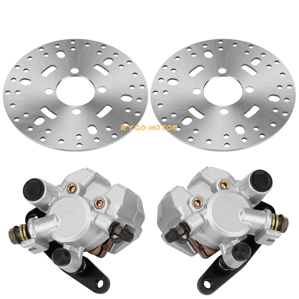Front Brake Calipers & Disc Rotors for Yamaha Wolverine 350 (1995–2005)
