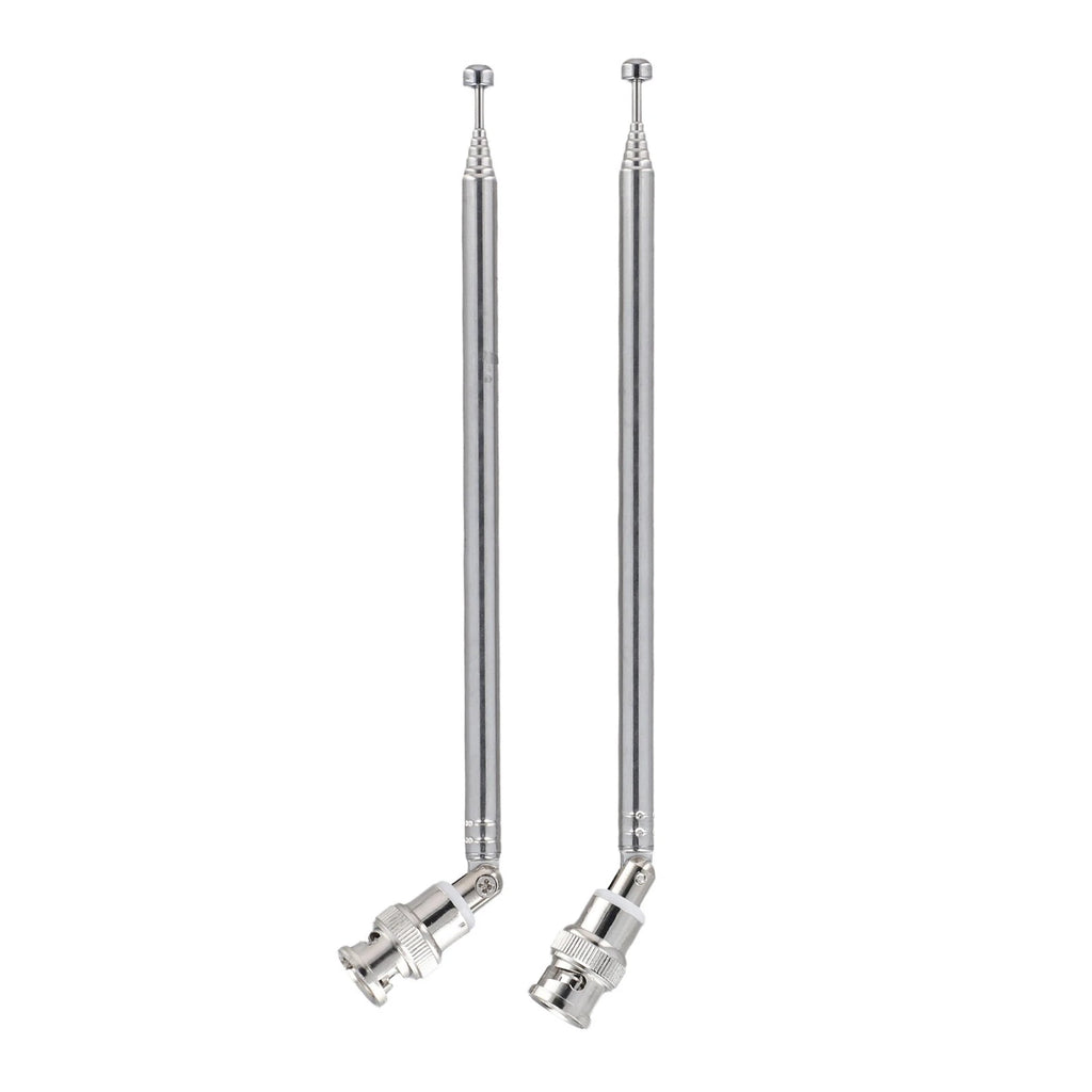 Set of 2 BNC Antennas for Radio Scanner VHF UHF AM FM