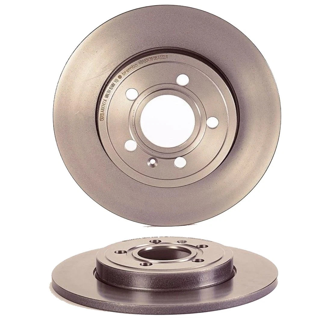 2X Brembo Rear 288mm UV Coated Brake Disc Rotors for Audi A4 Quattro