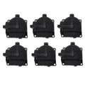 Set of 6 Carburetor Float Bowl Chambers for Johnson Evinrude (433000, 766418, 343870)