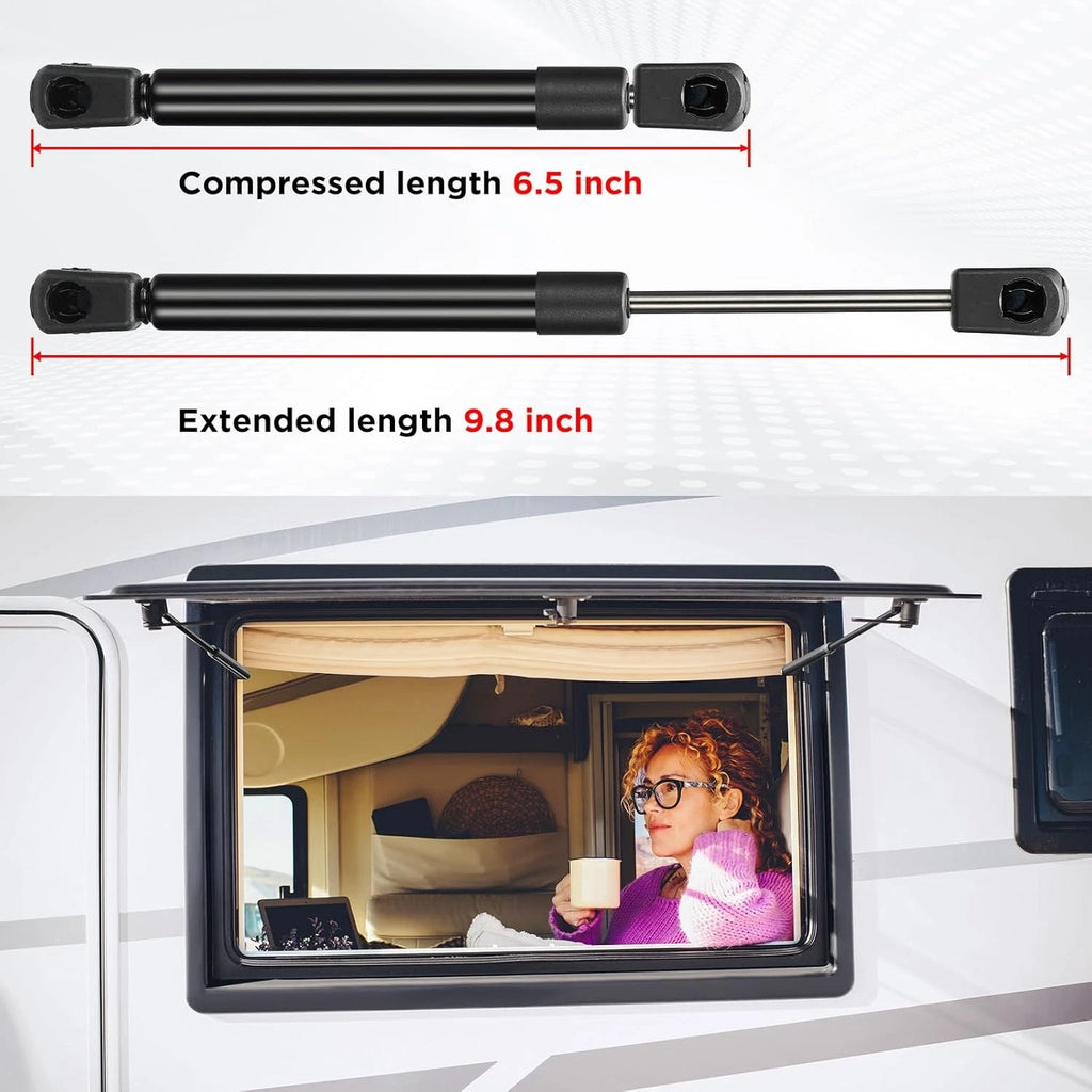 2-Pack C1610334 10in 22lb Gas Struts for Tonneau Cover Camper (2011–2015)