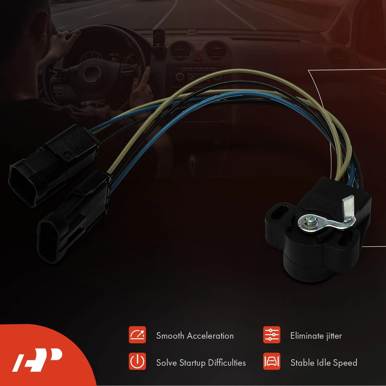 Throttle Position Sensor for Jeep Cherokee Wagoneer Comanche (1987-1990)