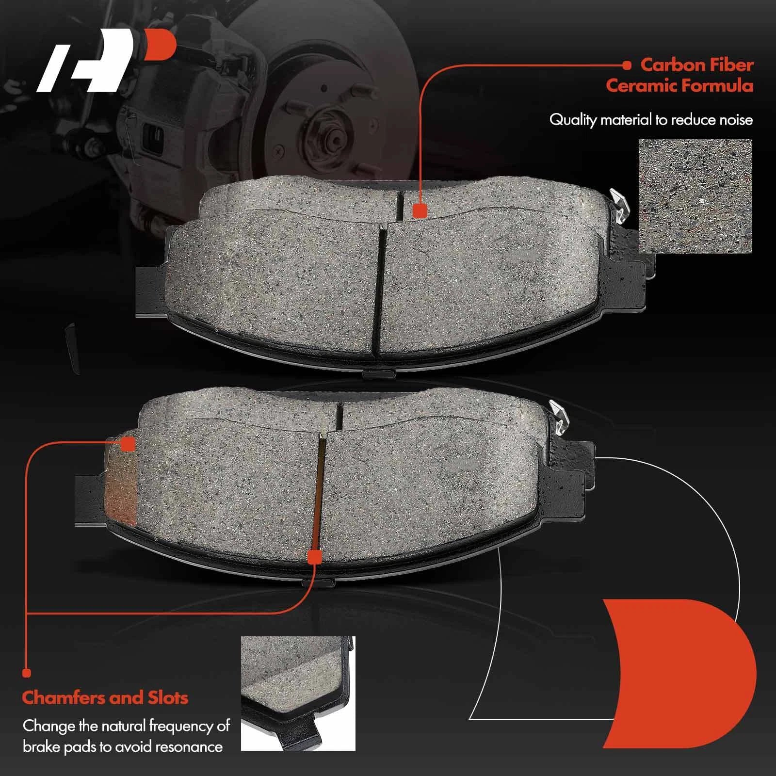 Disc Brake Rotors & Ceramic Pads for Nissan Titan (2004–2023)