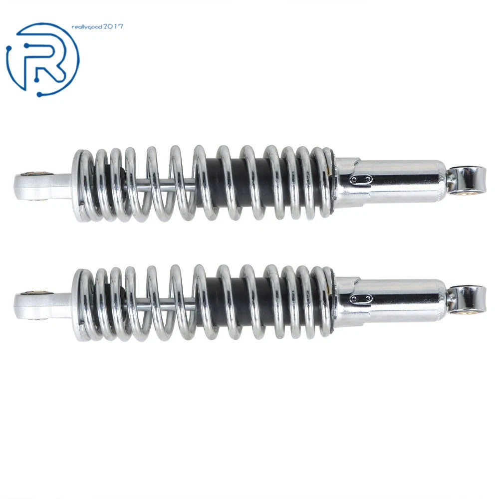 Pair of 320mm Chrome Rear Shocks for Sportster XL883 1200 72 48 (1979–2012)