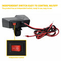 Dual USB Charger for Motorcycle (Waterproof)