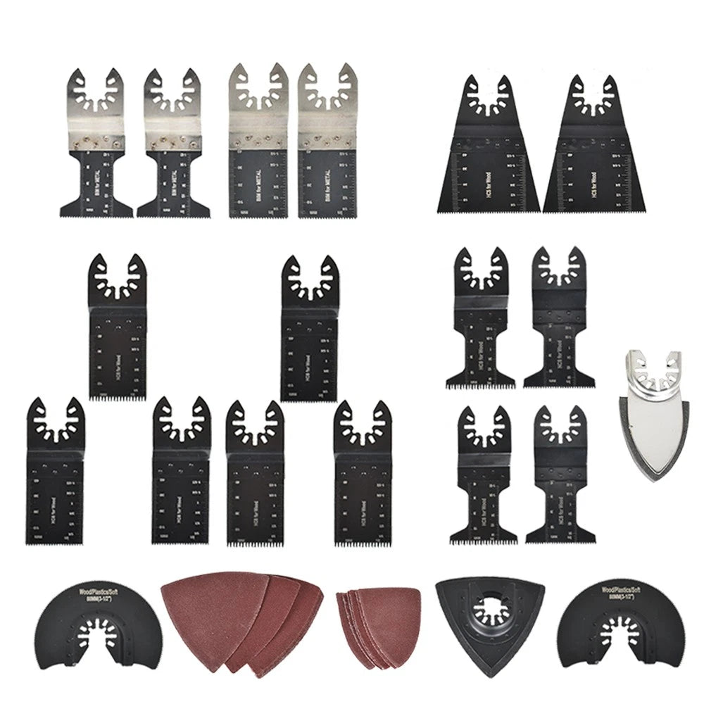 40Pcs Oscillating Tool Accessories Kit for Universal Multitools