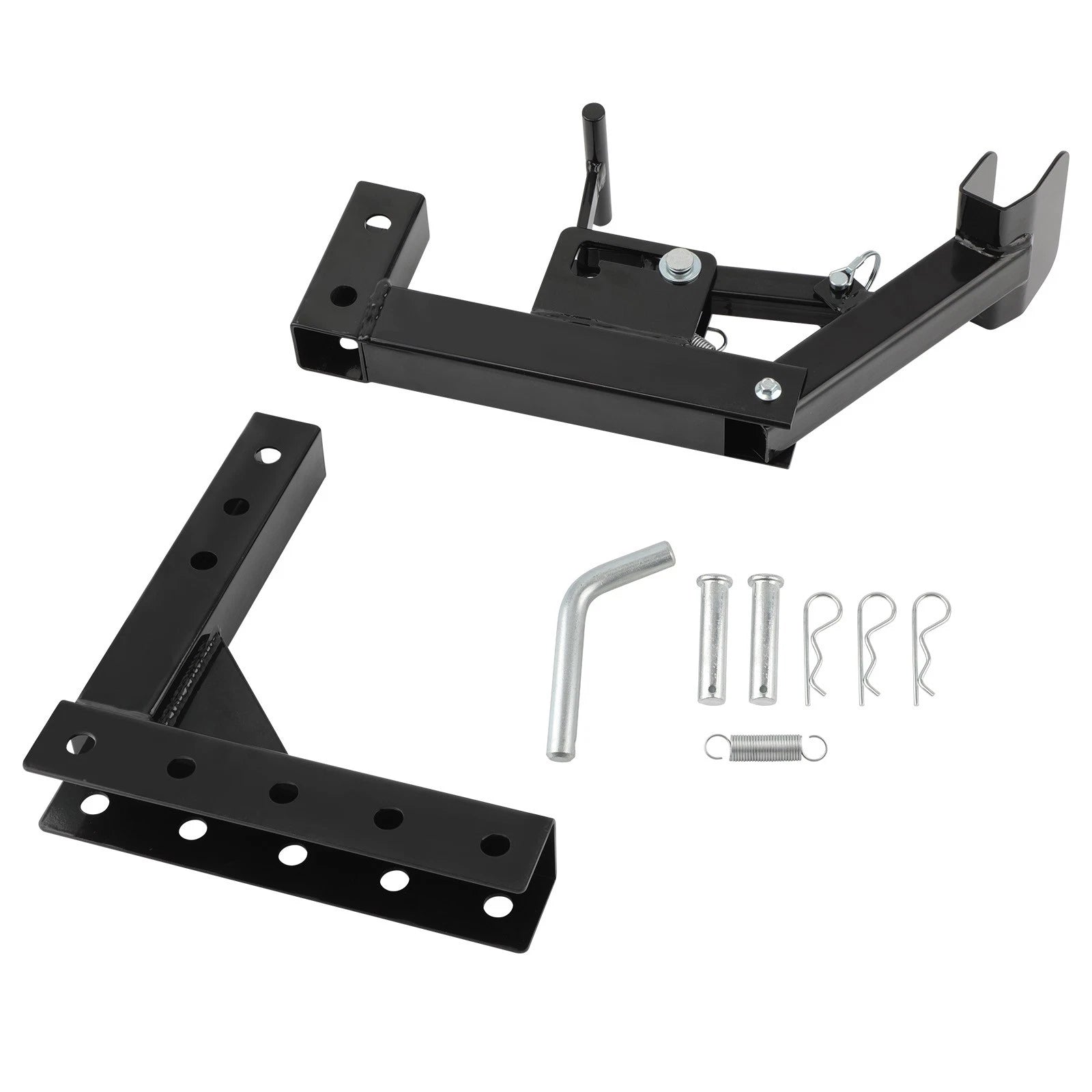 2in Trailer Hitch Receiver Trash Transporter Hitch Kit for Golf Cart/Truck/ATV