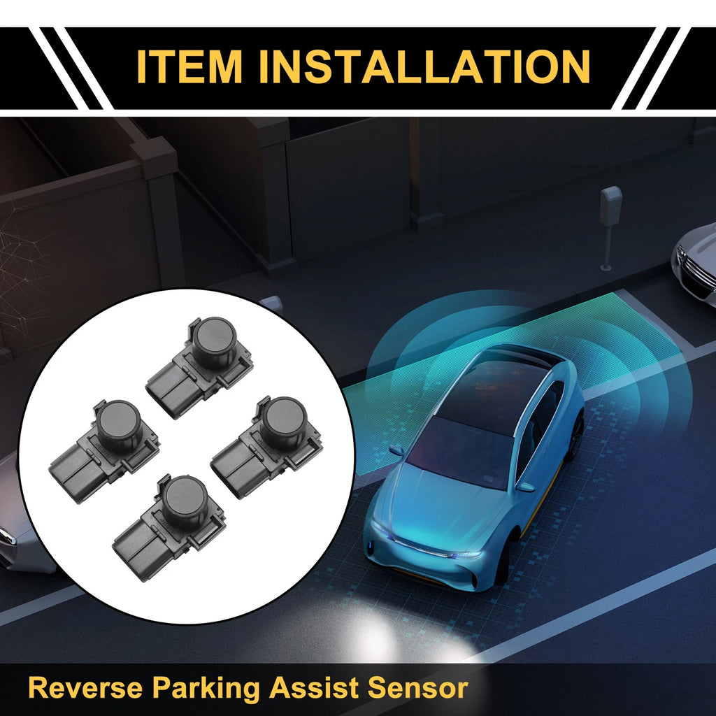 Set of 4 Bumper Reverse Backup Parking Sensors for Toyota Tundra (2007–2013) No. 8934133130