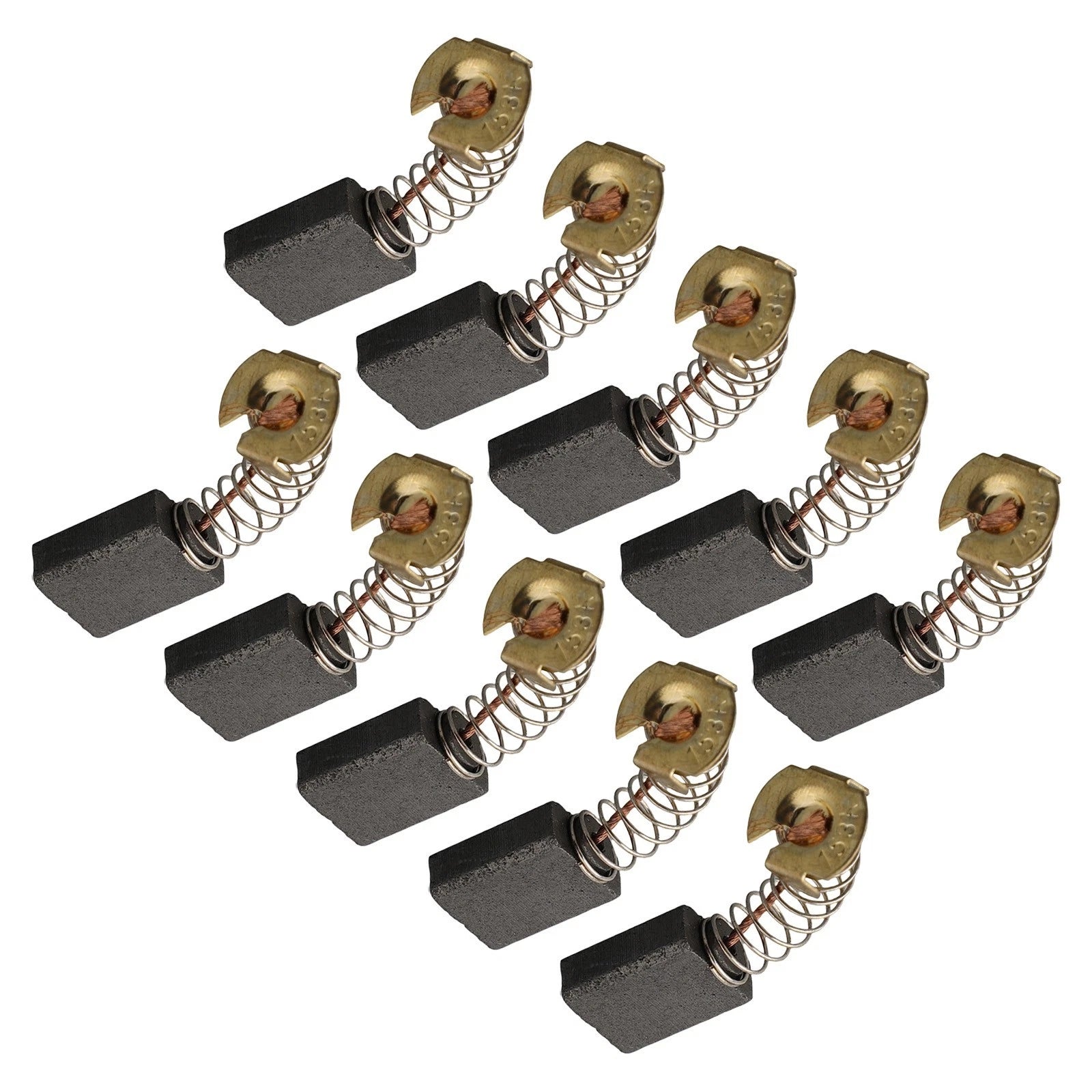 Set of 10 Carbon Brushes Repair Tool for Various Applications (17x14x5 mm)