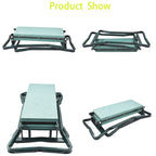 Garden Kneeler and Seat Stool - Foldable Garden Bench