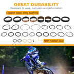 Front Fork Bushing Dust Oil Seal Rebuild Kit for Yamaha YZ250 (2015–2021)