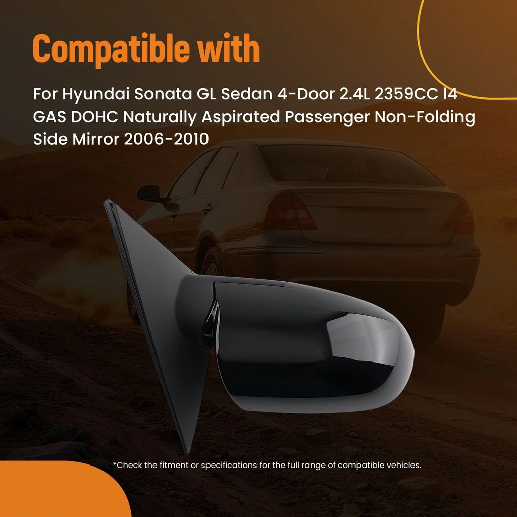 Heated Right Mirror for Hyundai Sonata GLS Limited (2006–2010) HY1321149