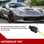 2X Front/Rear Side Marker Light Pigtail Connectors for Corvette C7