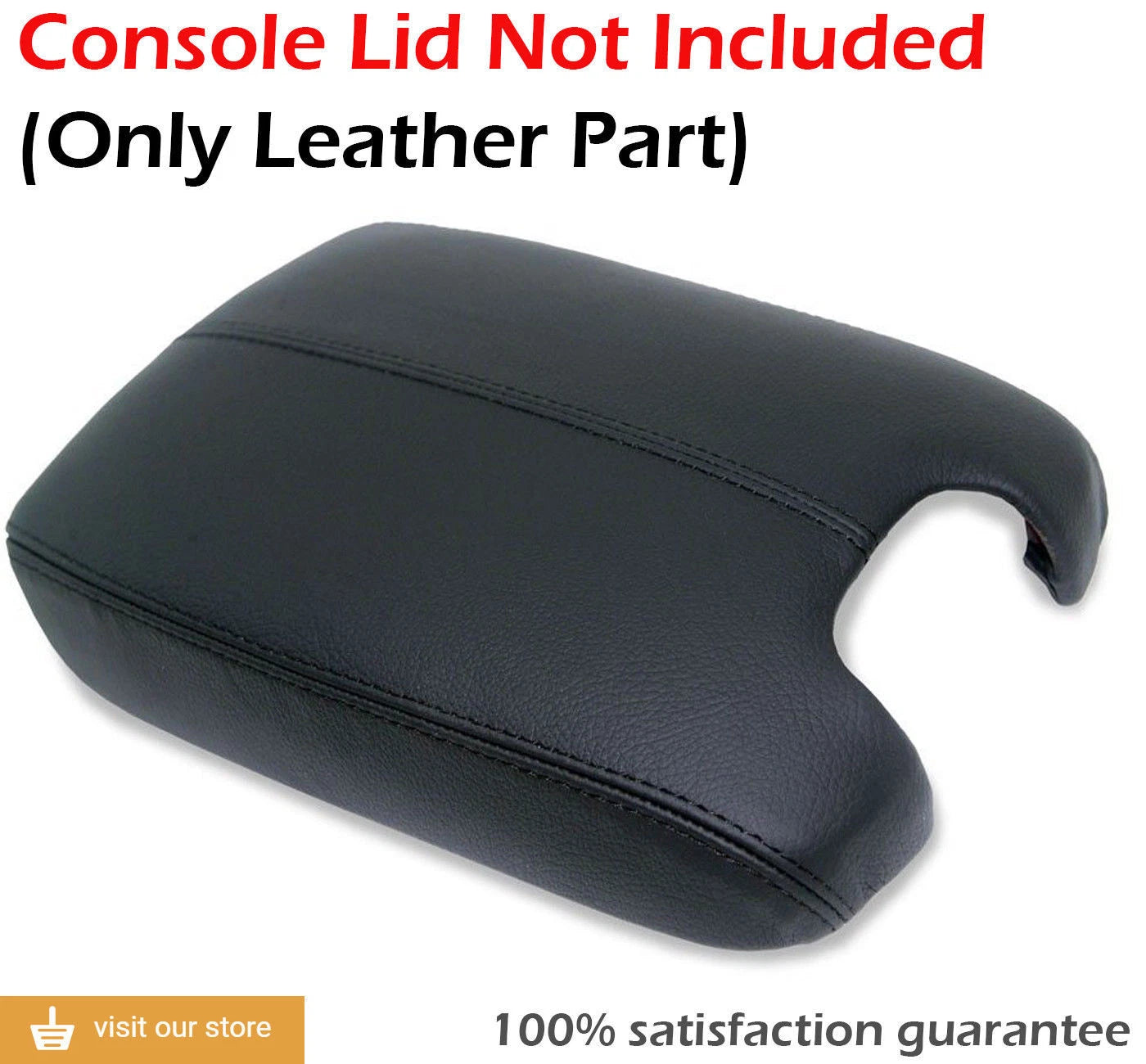 Center Console Armrest Cover for Honda Crosstour (2010–2015) Leather Synthetic