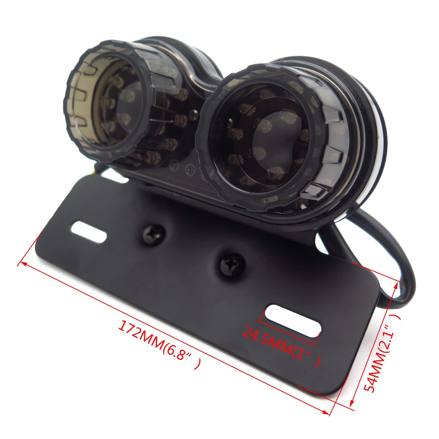 Integrated LED Tail Light for Motorcycle (40W, 40-LED)