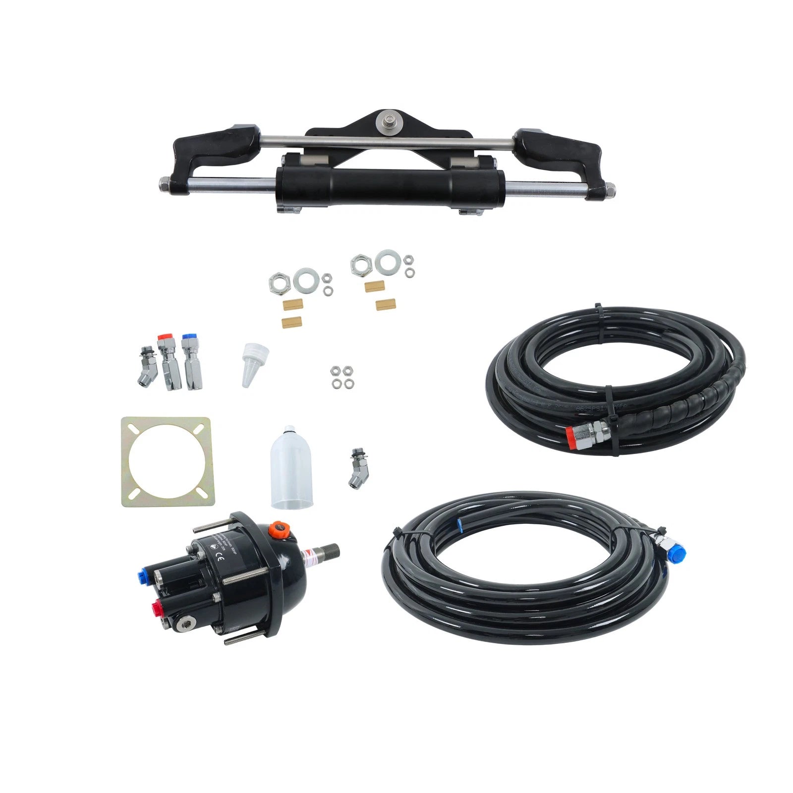 Hydraulic Steering Kit for Single Outboard Engine (Up to 350HP)