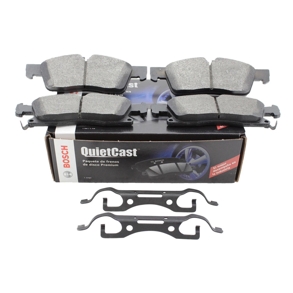 Set of 4 Bosch QuietCast Front Semi-Metallic Brake Pads for Dodge Jeep