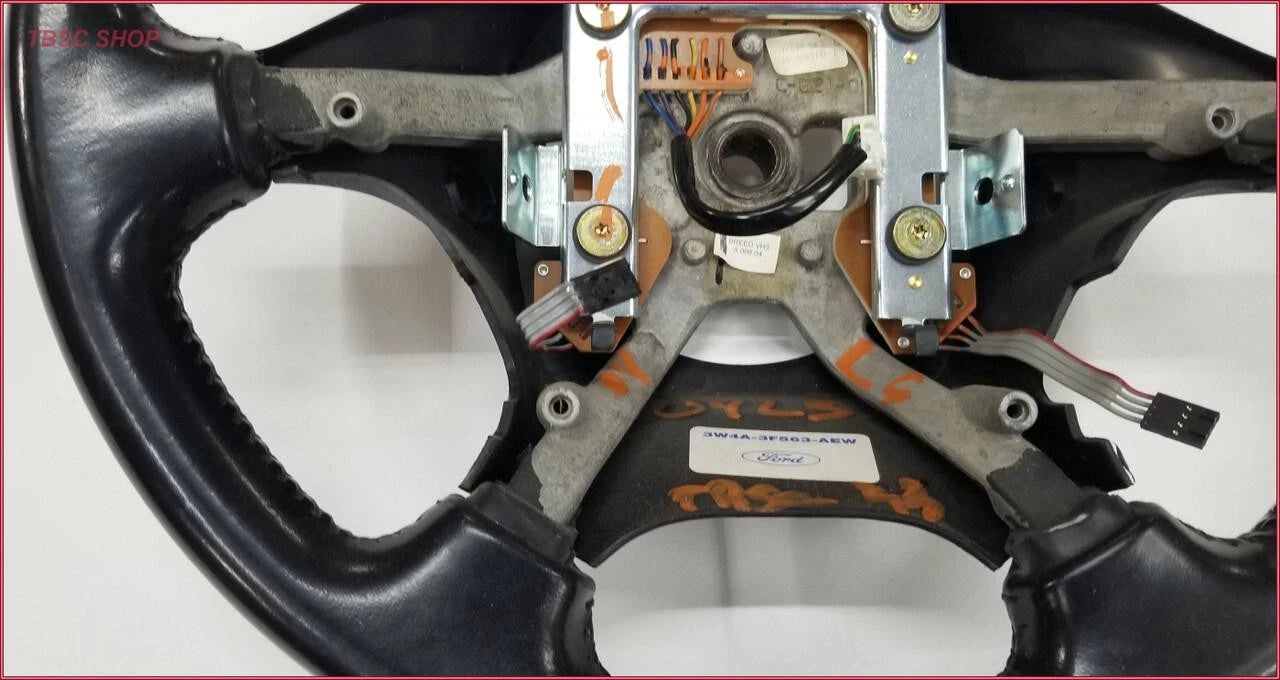 Steering Wheel for Lincoln LS (2003–2006) 3W4A-3F563-AEW Black