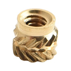 Set of 10 Solid Fixing Threaded Brass Insert Nuts for 3D Printing