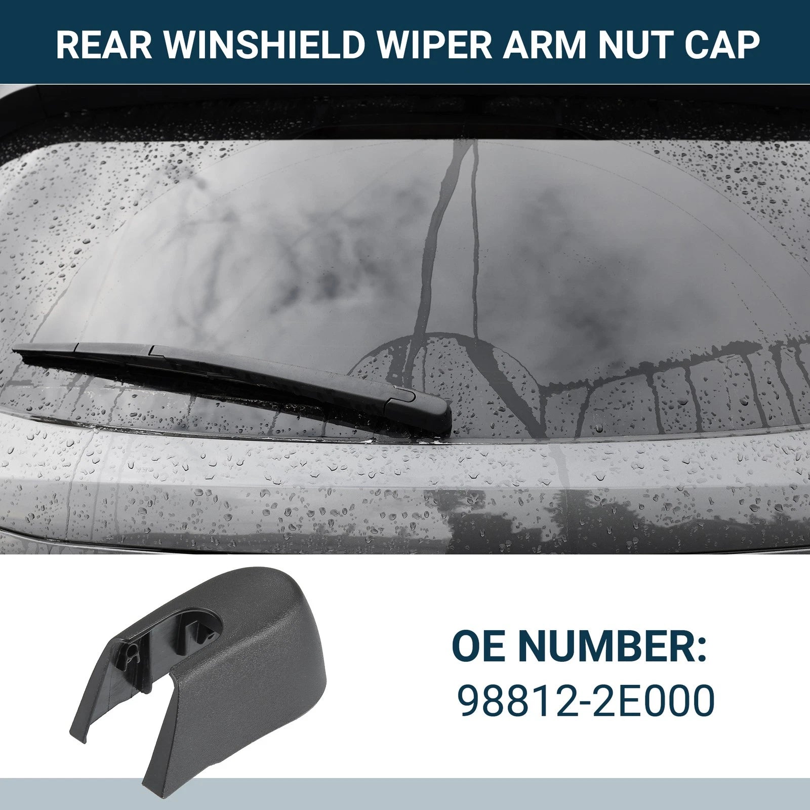 Wiper Arm Nut Cap for Hyundai Tucson (2005–2009) NO. 98812-2E000
