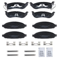 Front & Rear Ceramic Brake Pads Kit for Mercury Grand Marquis (2003–2011) / Marauder (2003–2004)