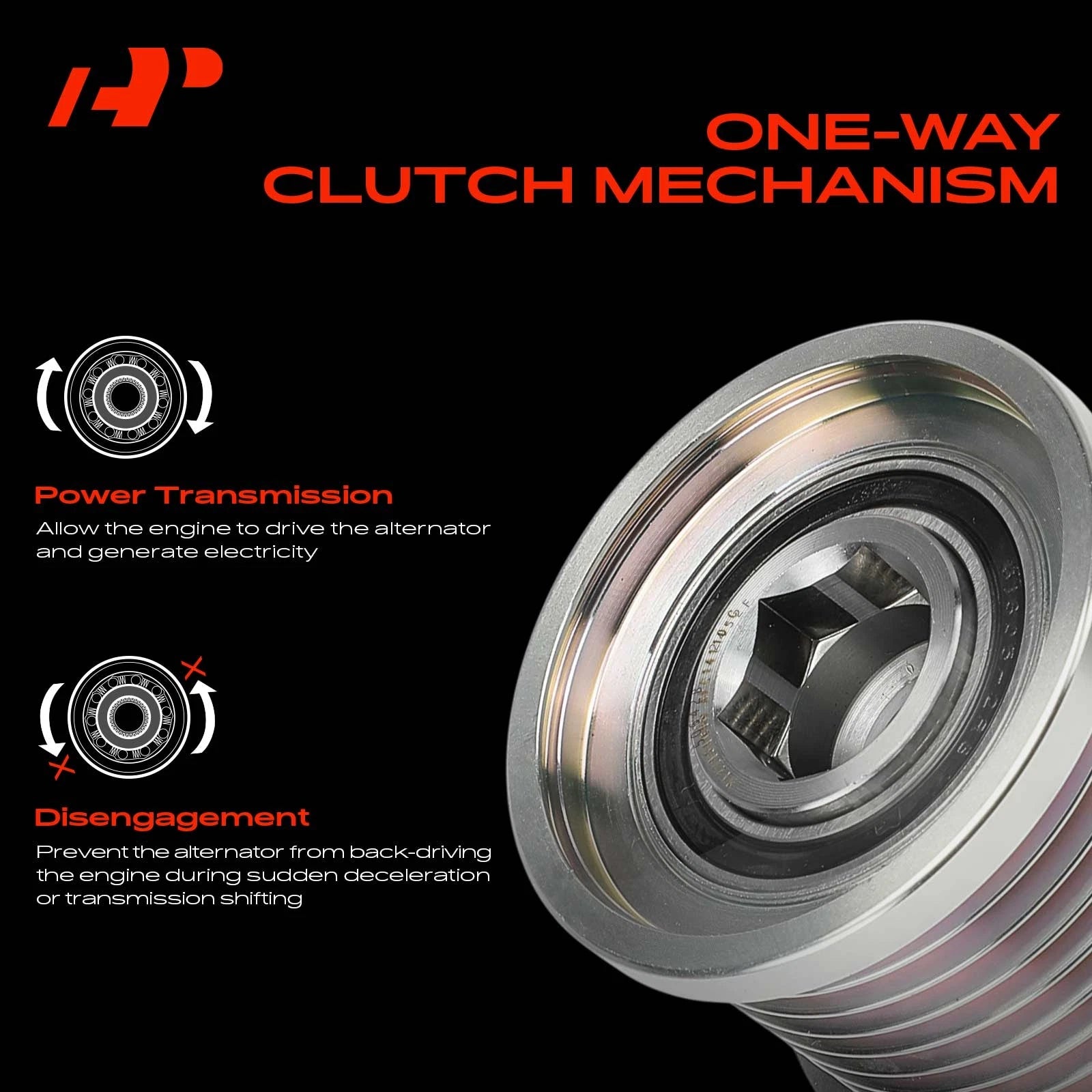 Alternator Clutch Pulley for BMW 528i F10, X3 (2011)