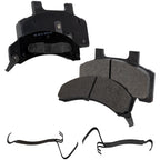 Set of 4 Front Semi-Metallic Brake Pads for Oldsmobile Cutlass Ciera