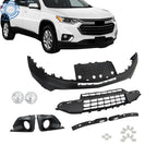 Front Bumper Lower Grill with Fog Light for Chevy Traverse (2018–2020)