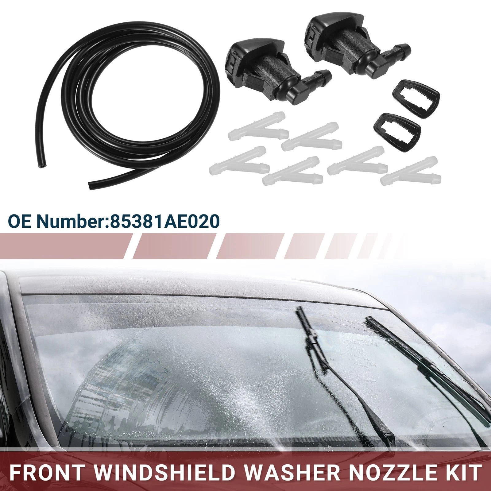 Windshield Washer Nozzle Set for Toyota Sienna  with Hose & Connectors