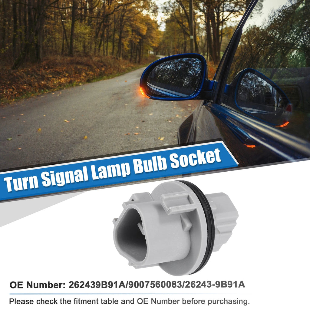 2X Turn Signal Lamp Bulb Socket for Nissan Altima Frontier (2012–2015)