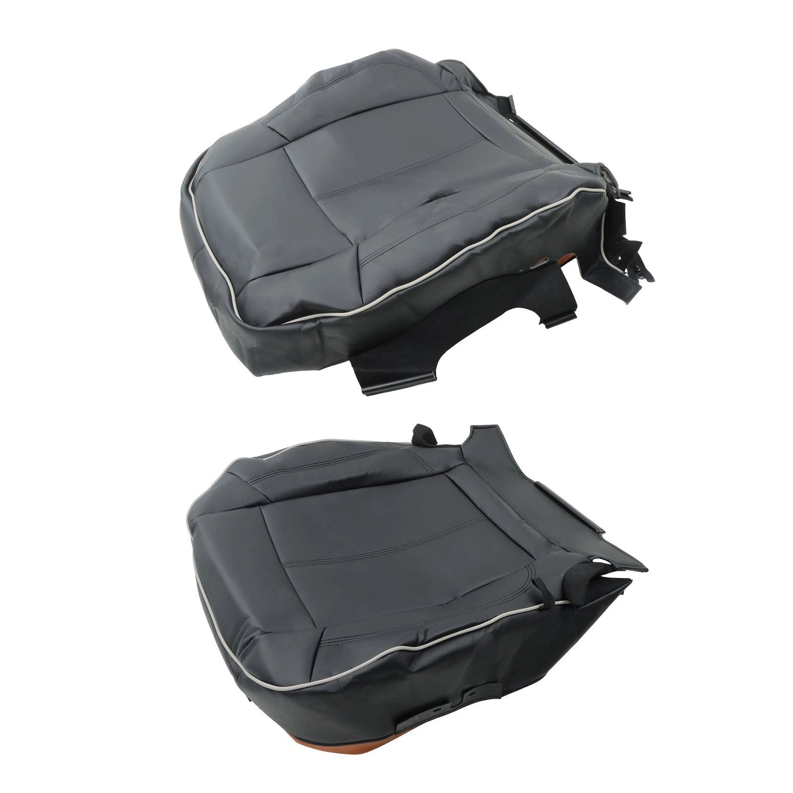 Seat Cushion & Backrest for Hummer H3 (2006–2010) Black Leather