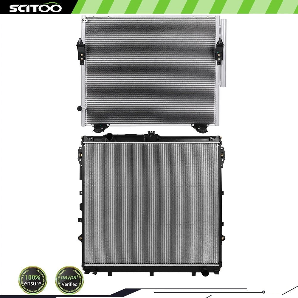 Radiator and A/C Condenser Kit for Toyota Sequoia (2008–2019) 5.7L V8