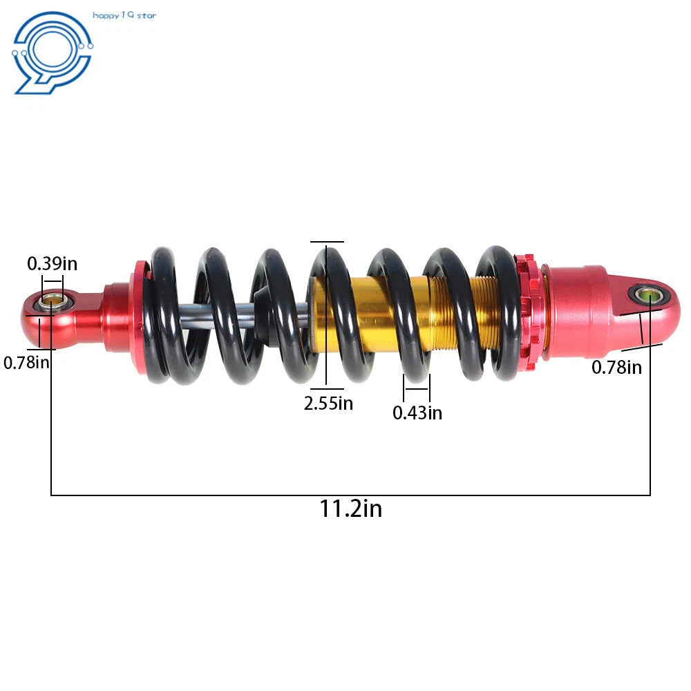 Rear Shock Absorber for Motorcycle Dirt Bike ATV (11")
