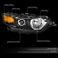 Right Passenger Side Projector HID Headlight for Acura TSX (2009–2014)