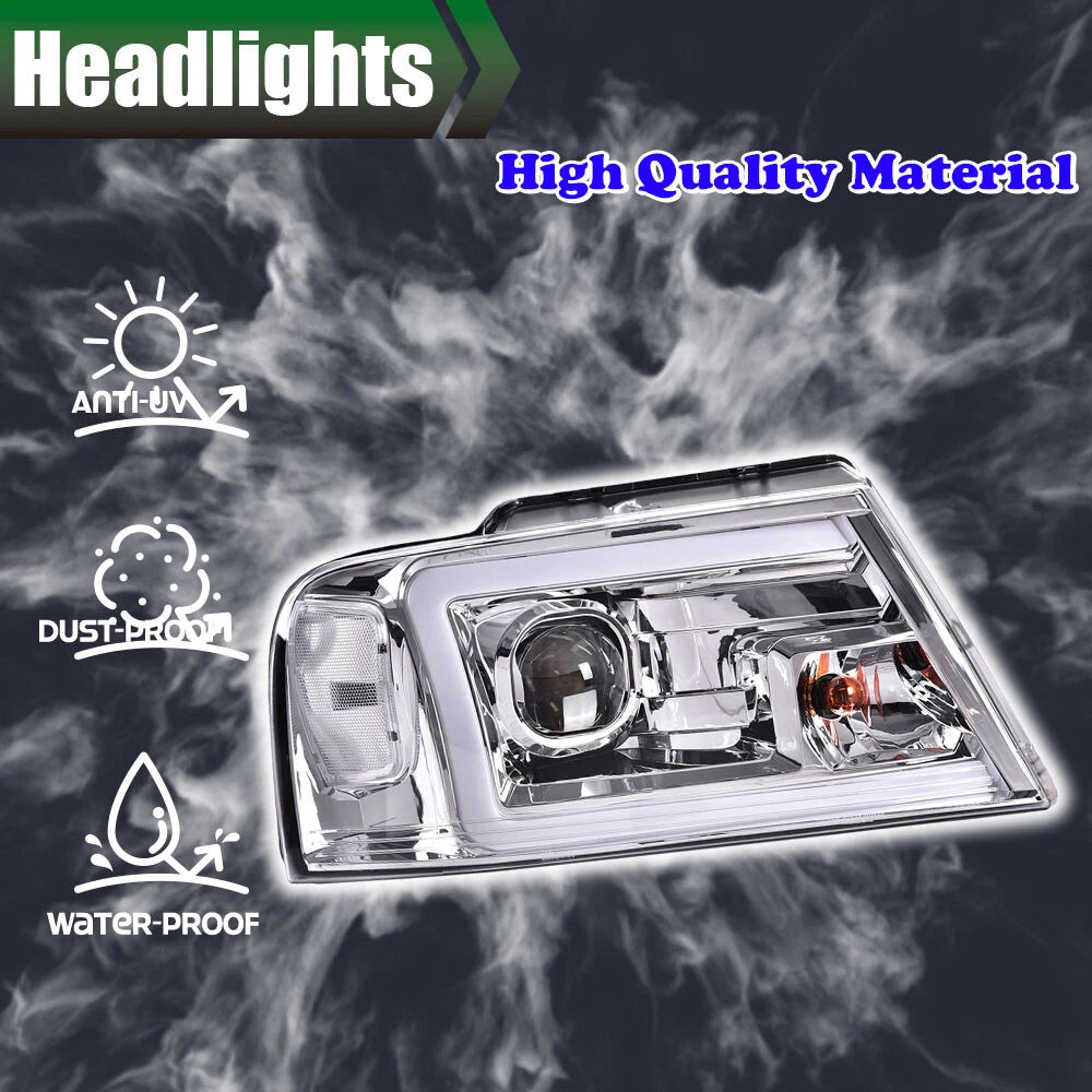 LED Projector Headlights for Ford F-150/Mark LT (2004–2008)