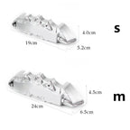 3 x Silver 3D Front Rear Disc Brake Caliper Covers for Universal Car Truck