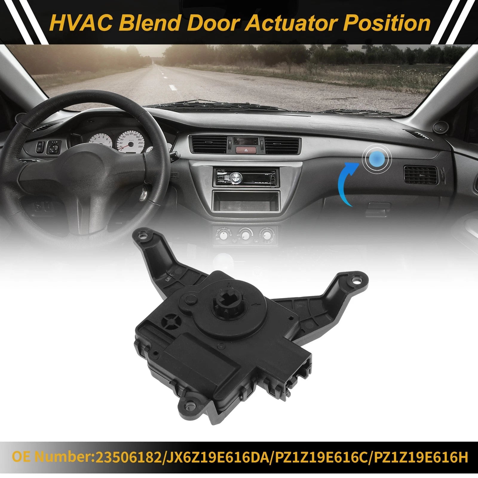 HVAC Heater Blend Door Actuator for Buick LaCrosse (2017–2019) No. 23506182