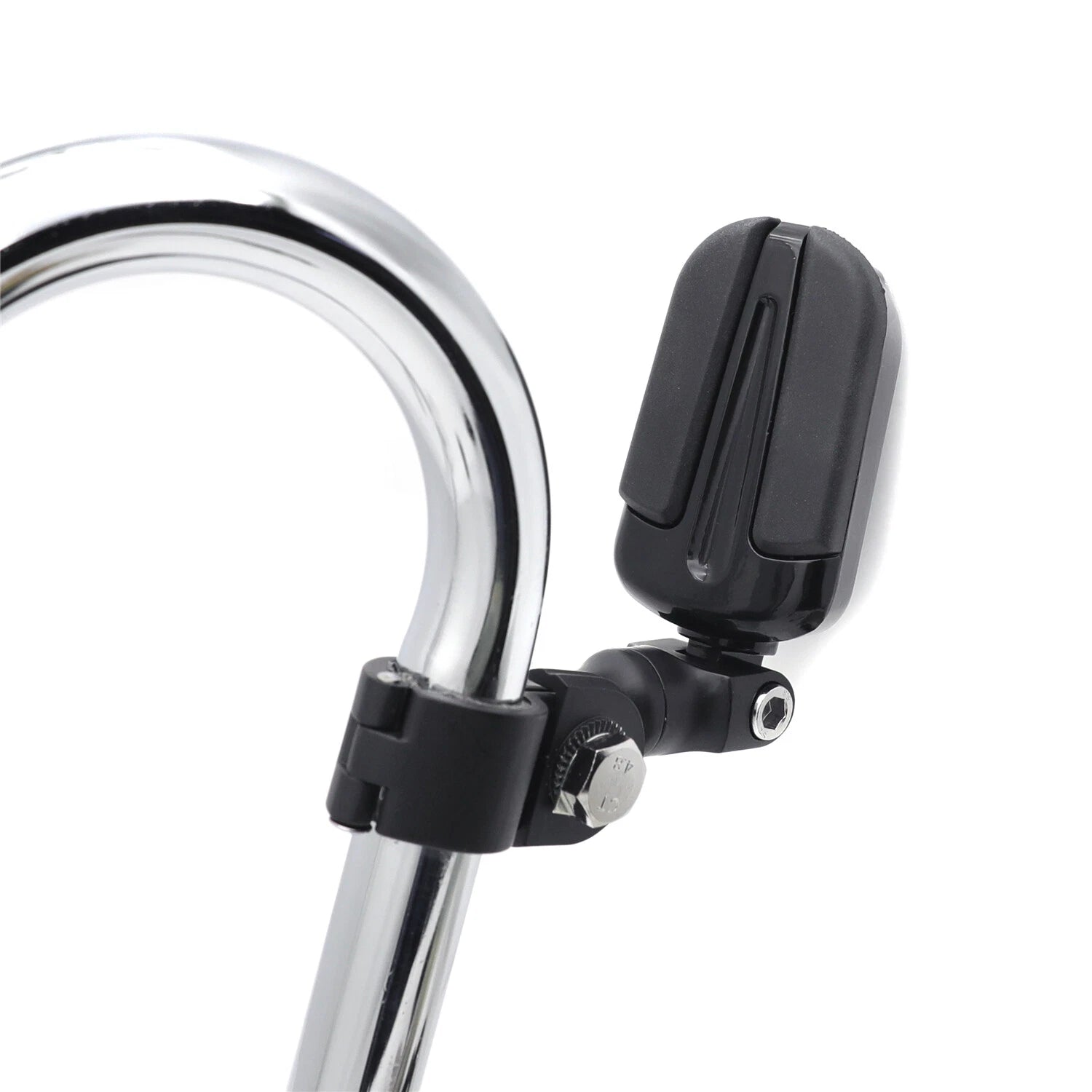 3" Stem Clamp Black Slipstream Footpeg 1-1/4" for Yamaha Road Star Warrior (2002–Present)