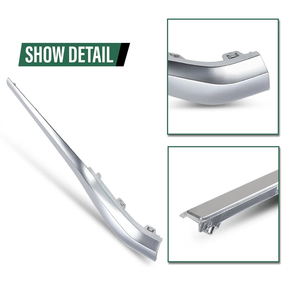 Right Front Bumper Trim Molding for Hyundai Santa Fe (2021–2023) Silver