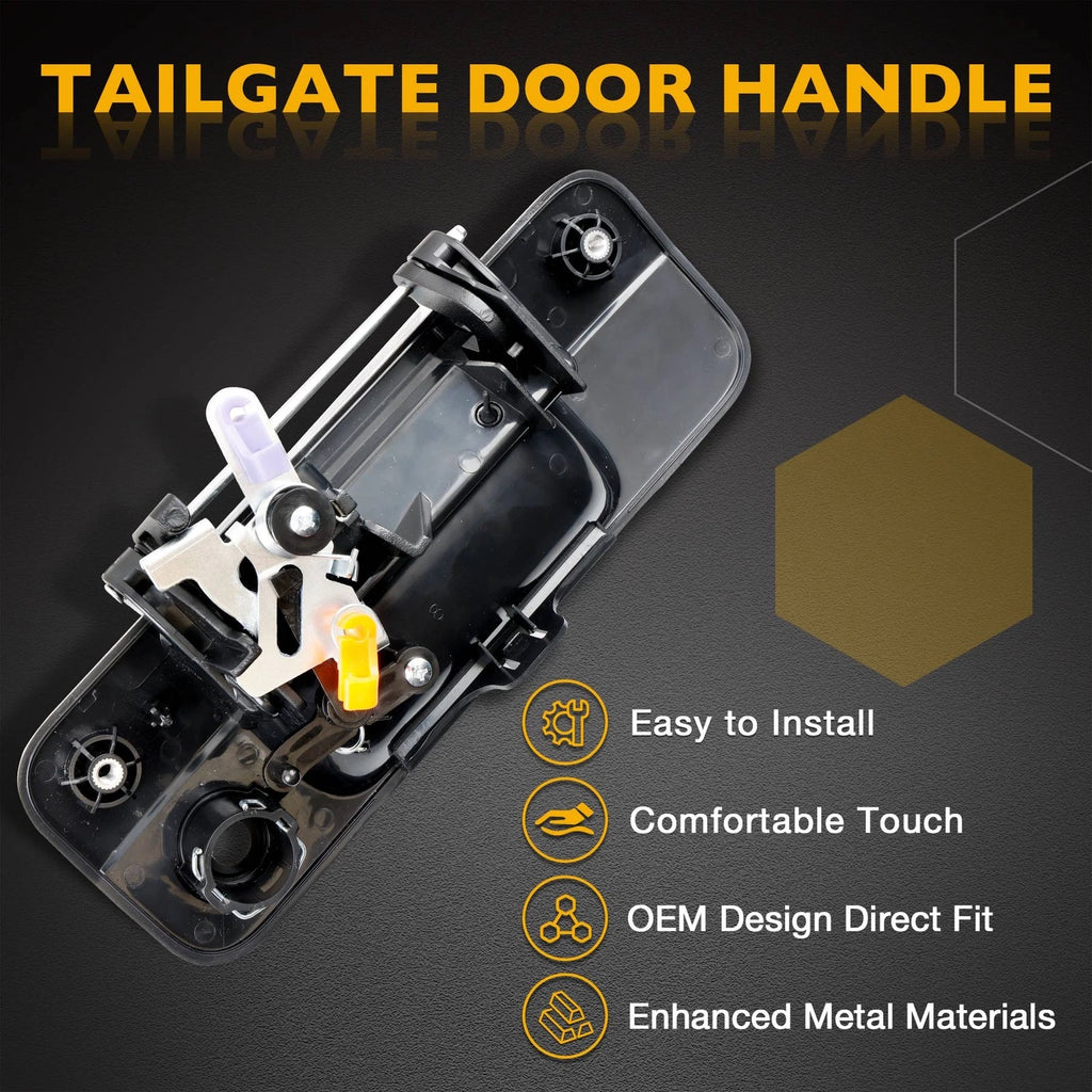 Metal Tailgate Handle Latch with Lock Cylinder for Toyota Tundra (2007-2013)