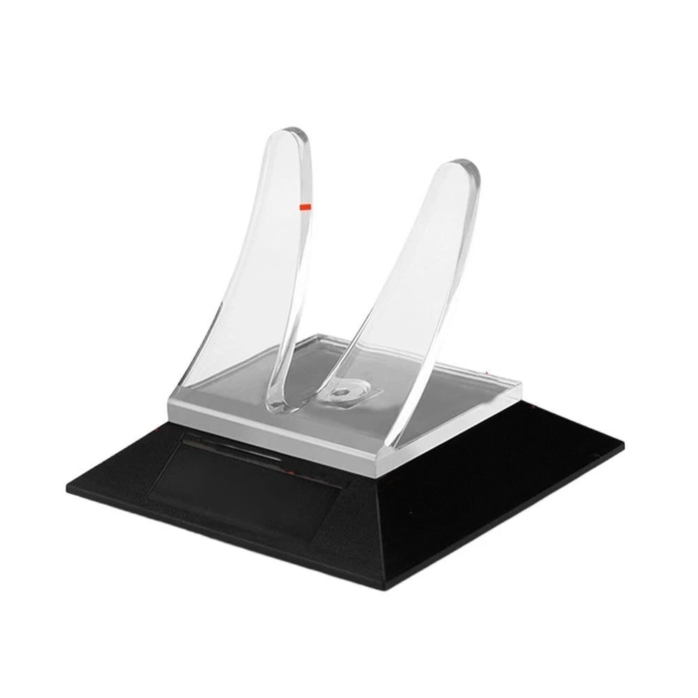 V-Style Acrylic Fishing Reel Holder for Universal Use