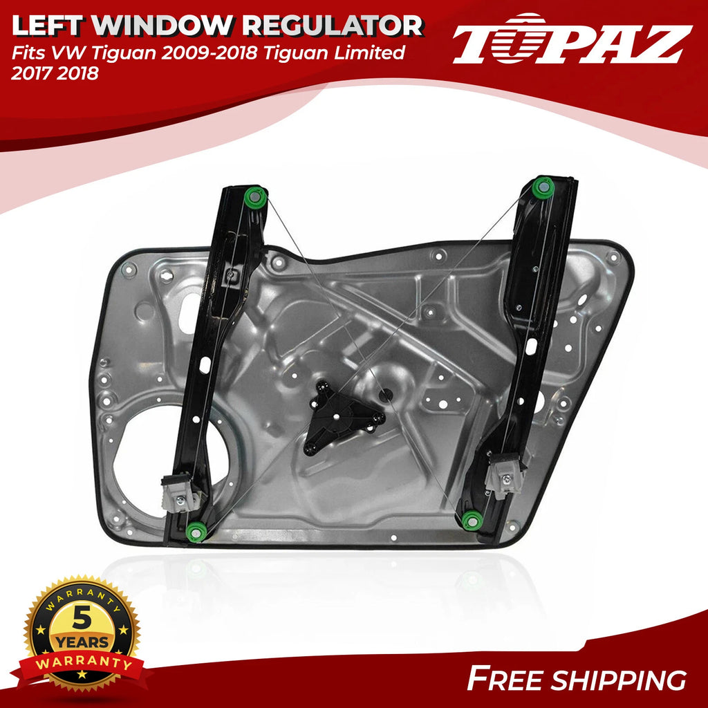 LH Window Regulator for Volkswagen Tiguan (2009–2018)
