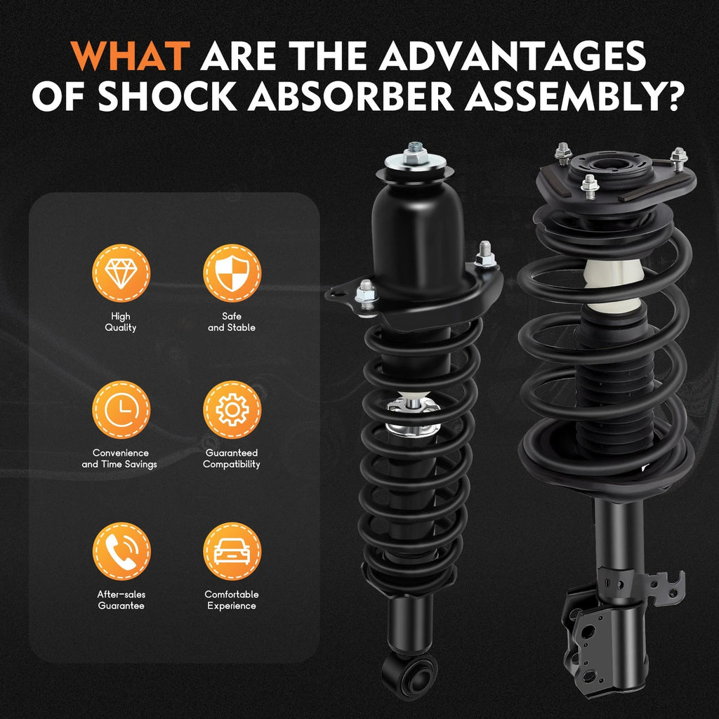 Set of 4 Struts Shocks Springs for Toyota Corolla (2003-2008)