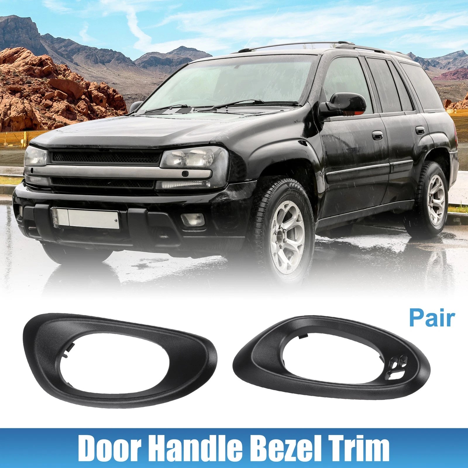 1 Pair Handle Cover Trim for Chevy Trailblazer (2002–2009)