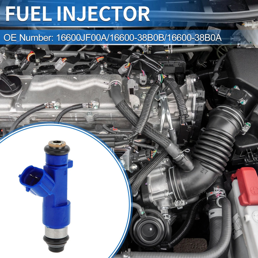 1 Pc Fuel Injector No.16600JF00A for Nissan GT-R 3.8L (2009–2021)