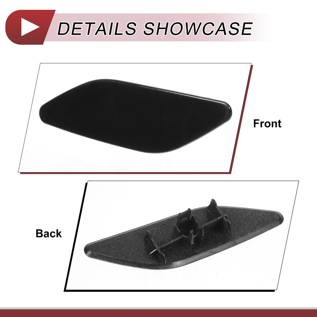 Front Left Washer Nozzle Cover for Lexus ES300h (2019-2022) Black 1 x Cap