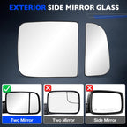 Passenger Side Mirror Glass with Holder for RAM 1500 (2010-2020)
