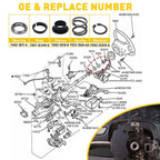 Steering Column Upper Bearing Kit for Ford F-450 Super Duty (1992–2007)